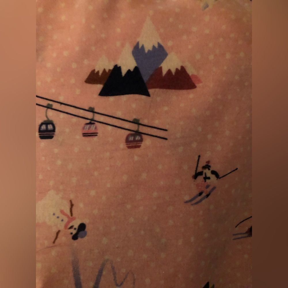 New Women's Holiday Winter Pajamas Ski Chalet Set Small 6-8 Sleep Set In a Bag - Picture 8 of 9